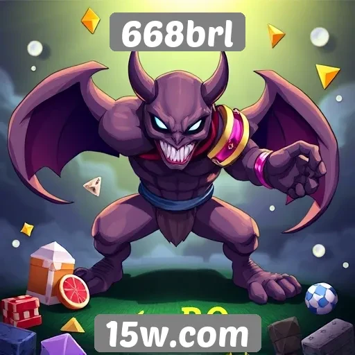 Variedade de jogos disponíveis no 668brl